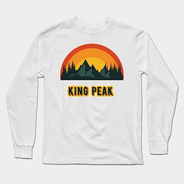 King Peak Long Sleeve T-Shirt by Canada Cities
